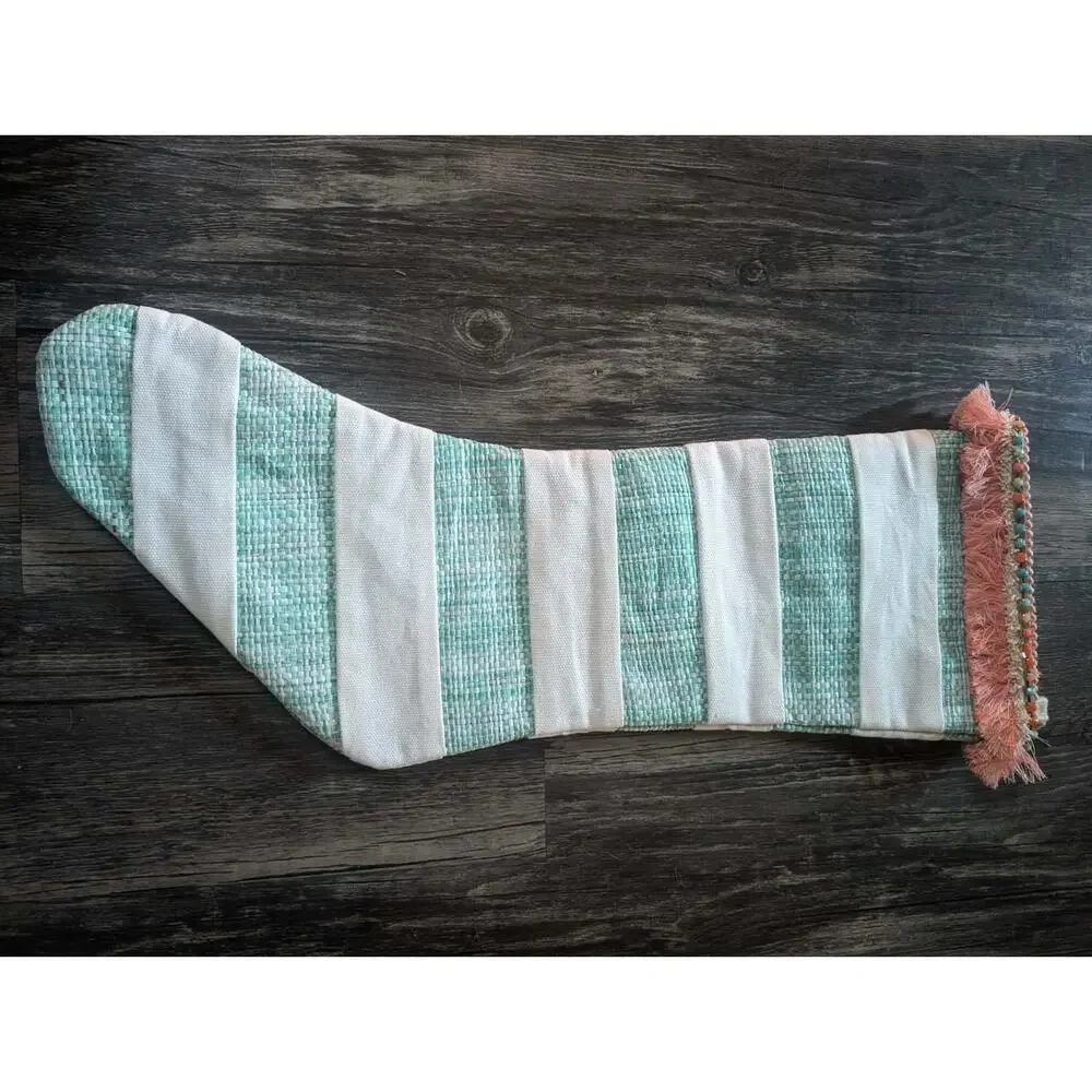 Trimsetter By Dillard's 21” Long Christmas Stockings Striped Holiday Decor